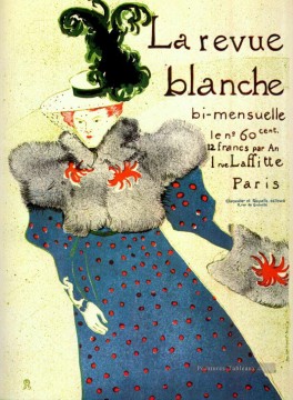  1896 Tableau - le journal affiche blanche 1896 Toulouse Lautrec Henri de